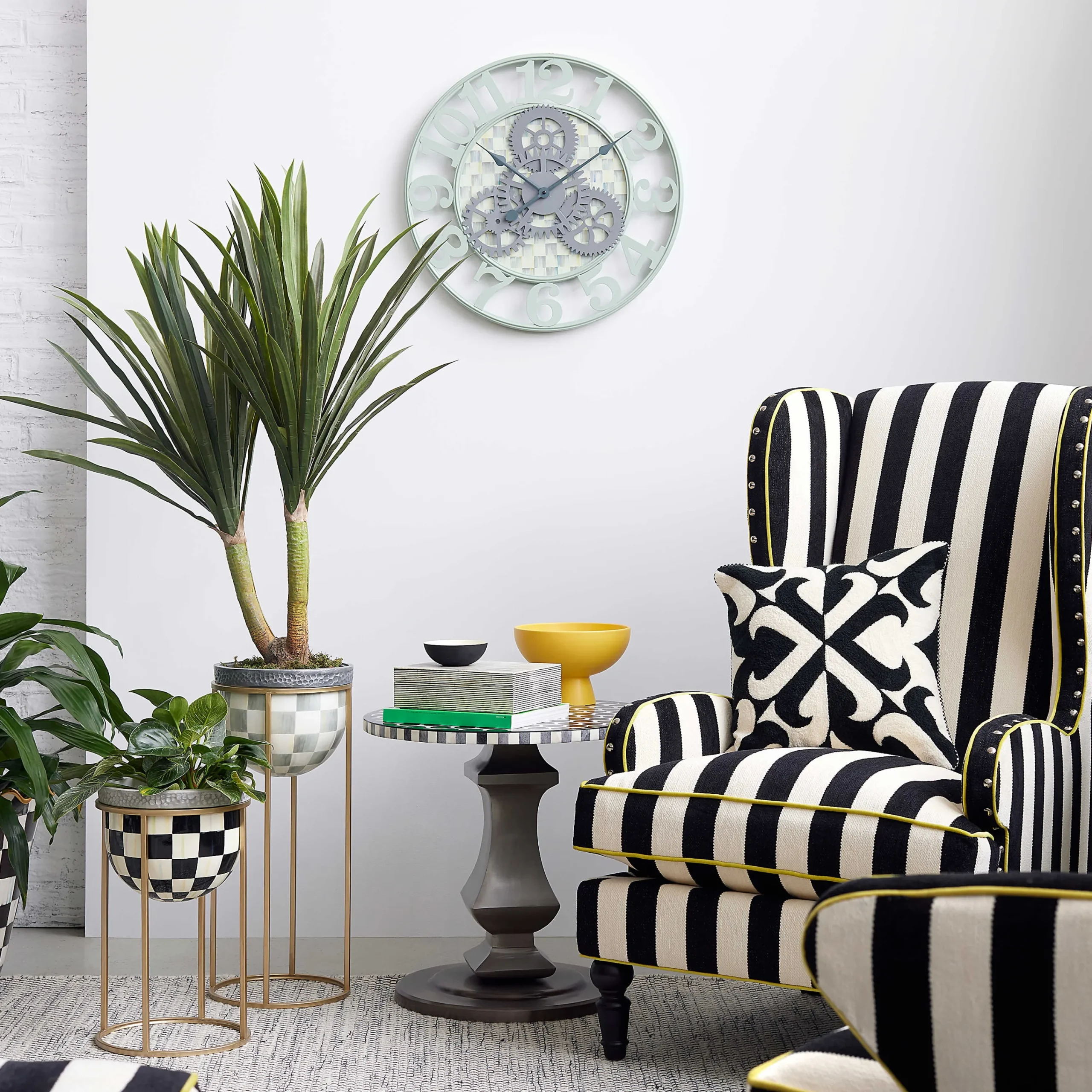 Spot On Accent Table - Black|MacKenzie-Childs Discount