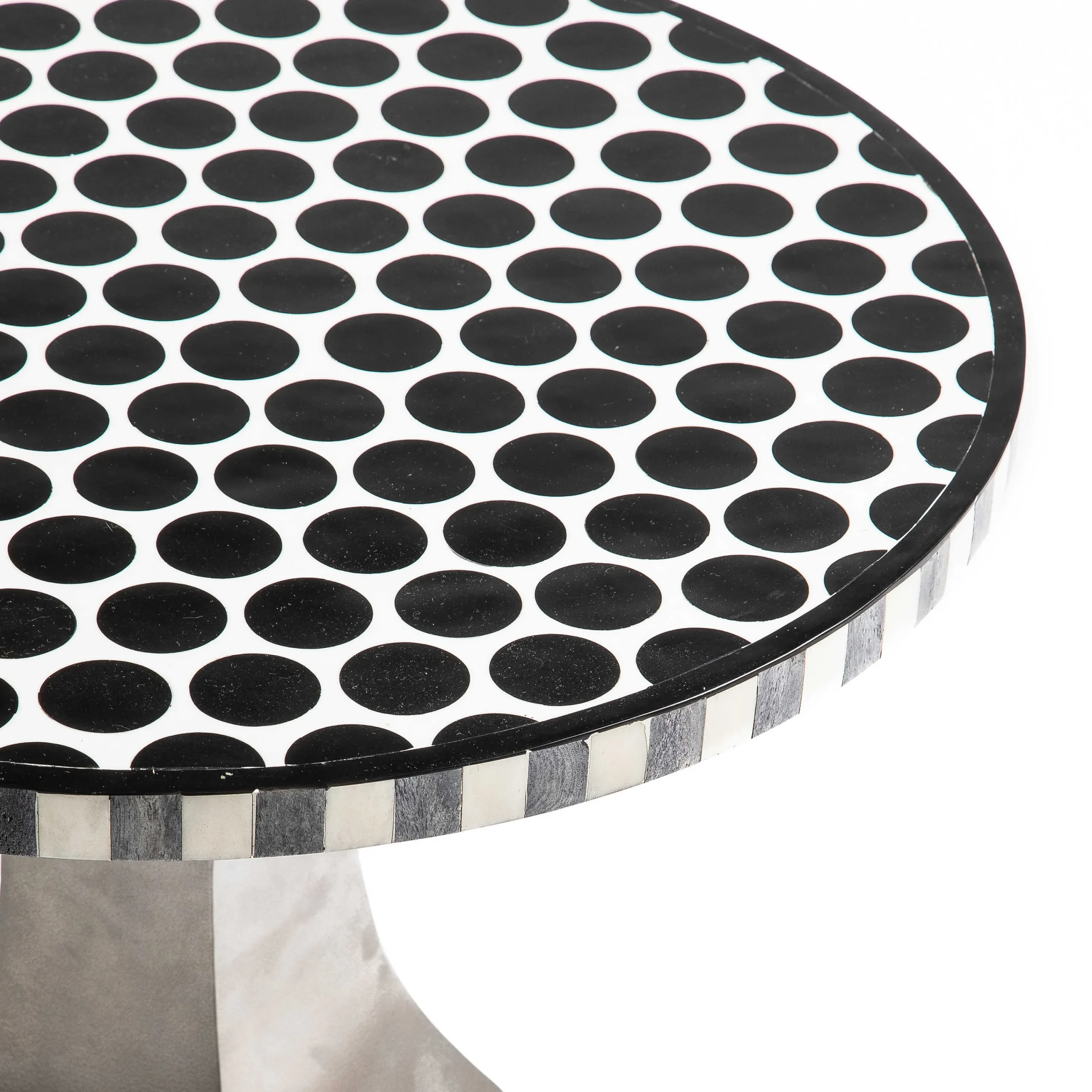 Spot On Accent Table - Black|MacKenzie-Childs Discount