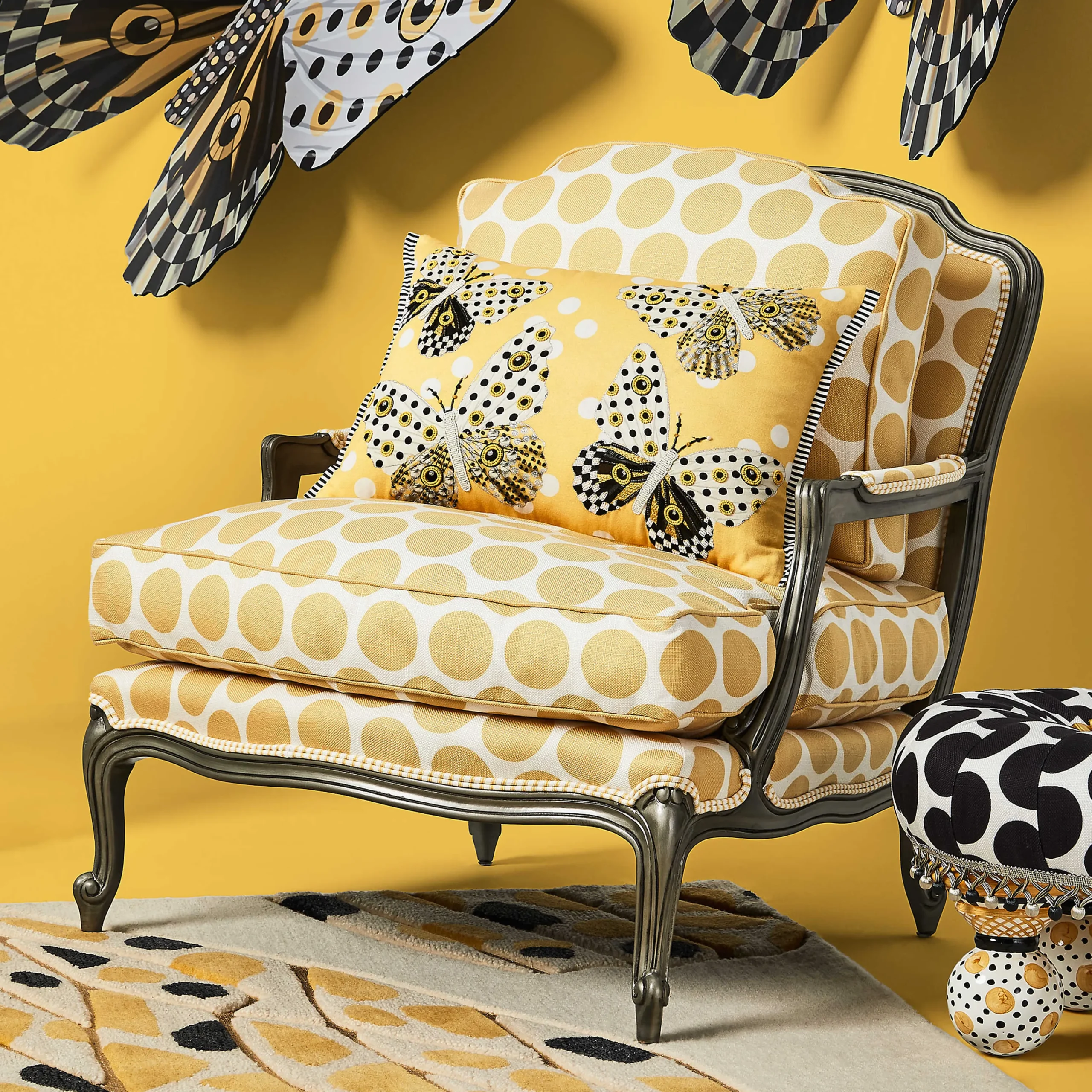 Spot On Chair - Buttercup|MacKenzie-Childs Outlet