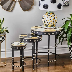 Spot On Nesting Tables - Set Of 3|MacKenzie-Childs Sale