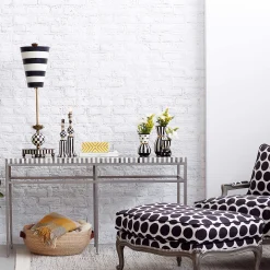 Spot On Ottoman - Black|MacKenzie-Childs Best