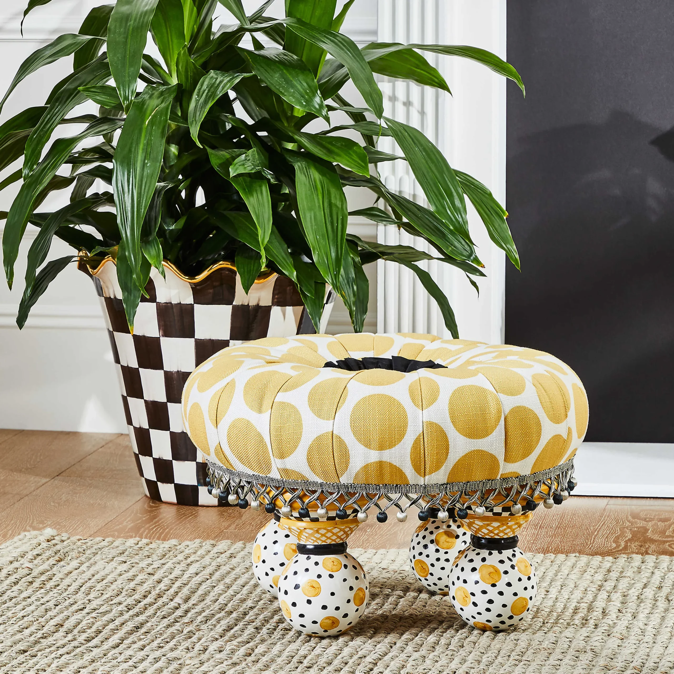 Spot On Tuffet - Buttercup|MacKenzie-Childs
