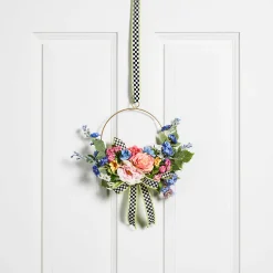 Spring Blooms Hoop Wreath|MacKenzie-Childs Clearance