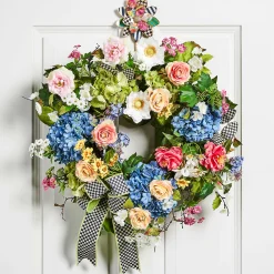 Spring Blooms Wreath|MacKenzie-Childs Outlet
