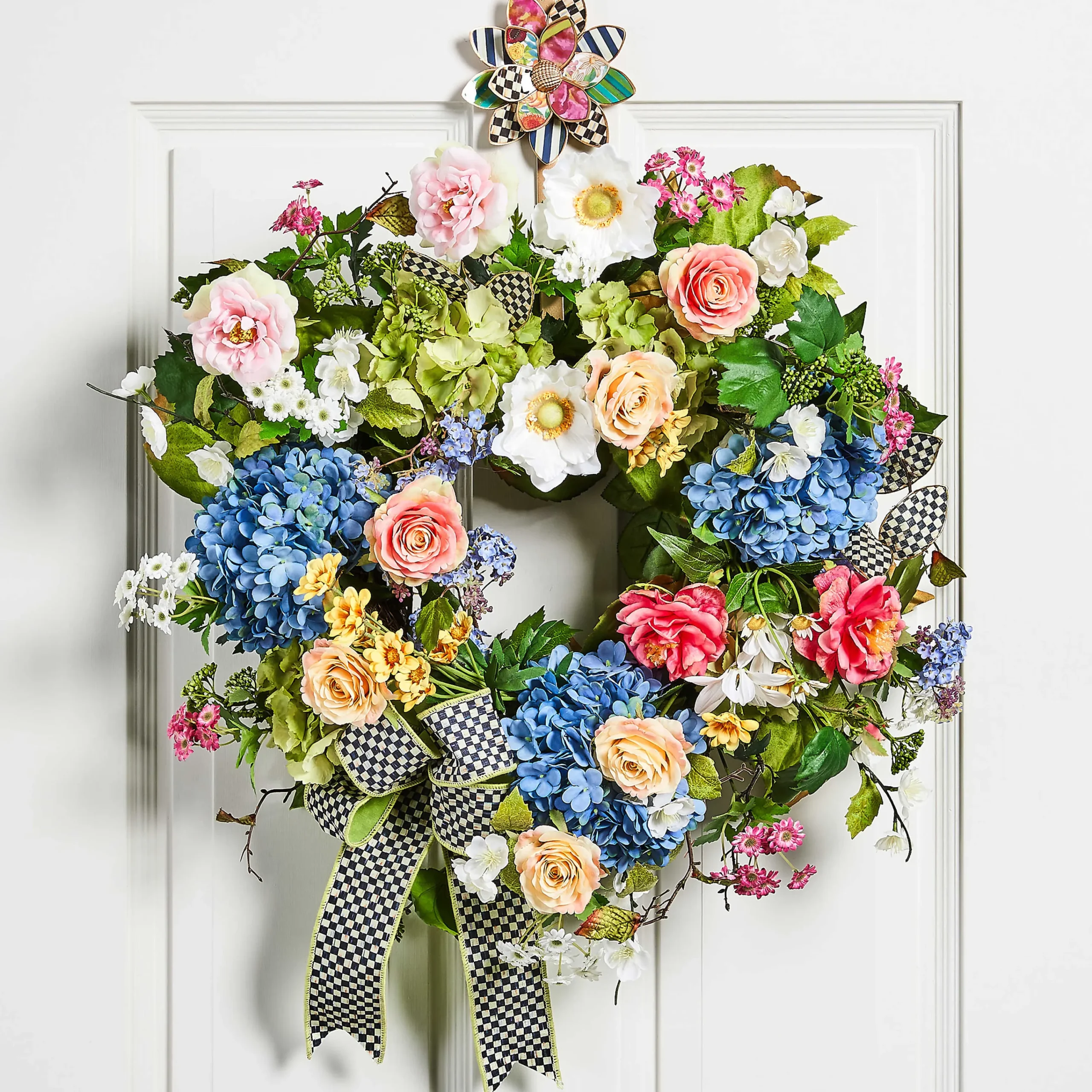 Spring Blooms Wreath|MacKenzie-Childs Outlet