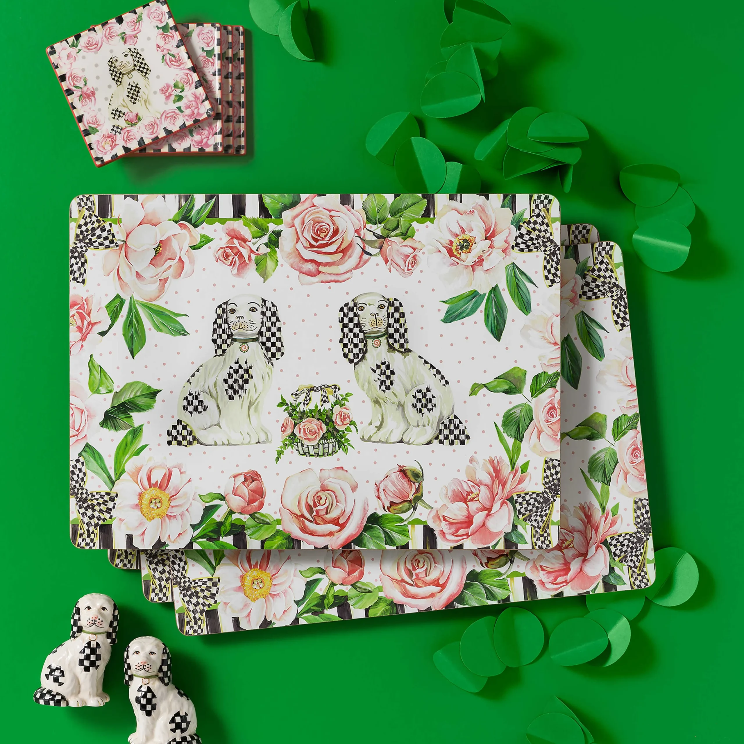 Staffordshire Dog Salt & Pepper Set|MacKenzie-Childs Clearance