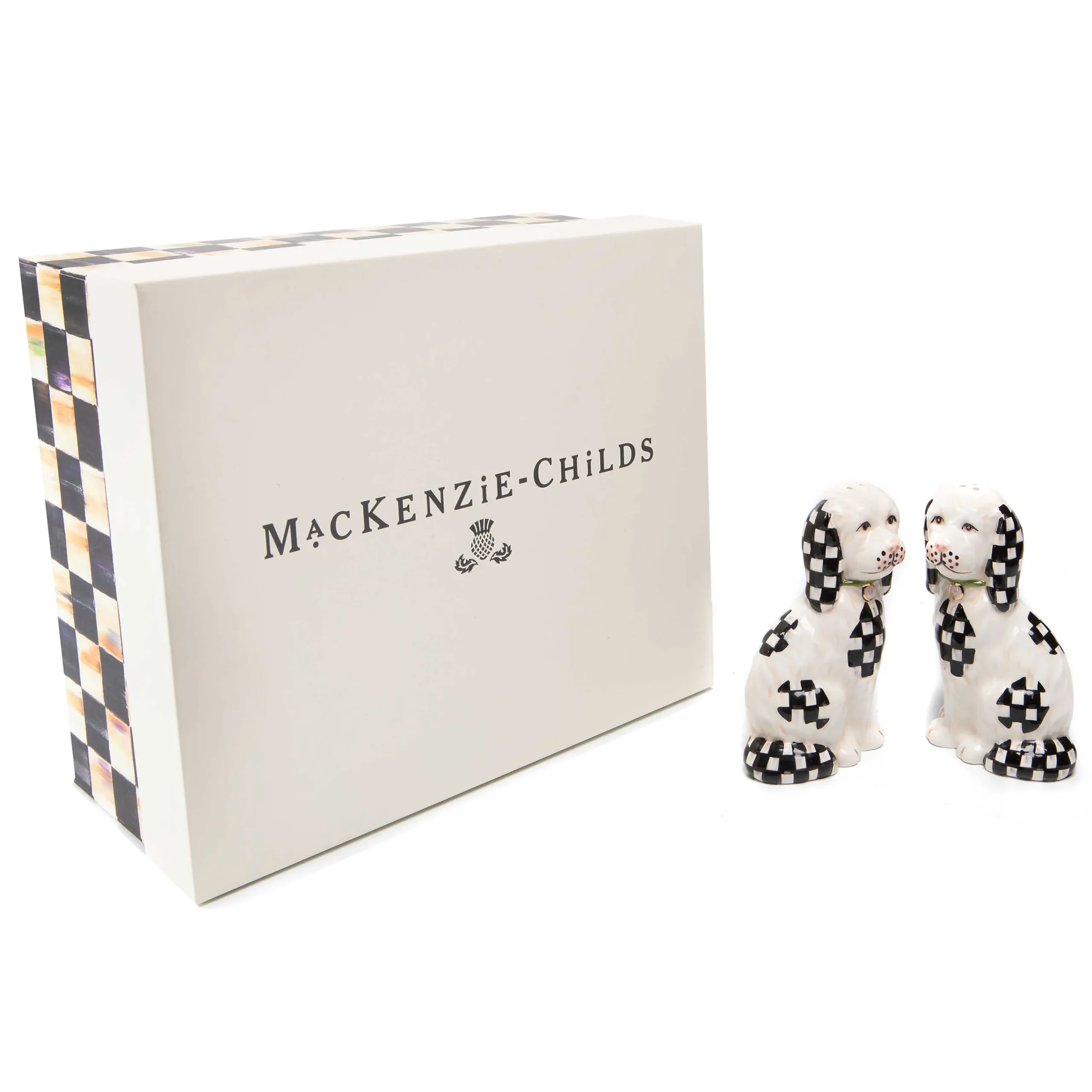 Staffordshire Dog Salt & Pepper Set|MacKenzie-Childs Clearance