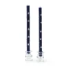Star Dinner Candles - Navy & Pearl - Set Of 2|MacKenzie-Childs Clearance