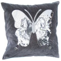 Sterling Butterfly Pillow|MacKenzie-Childs Hot