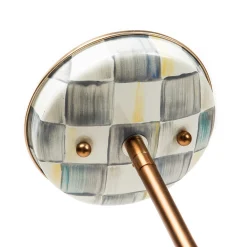 Sterling Check Barn Pendant Lamp -18"|MacKenzie-Childs Outlet