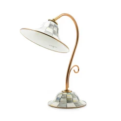 Sterling Check Desk Lamp|MacKenzie-Childs Discount