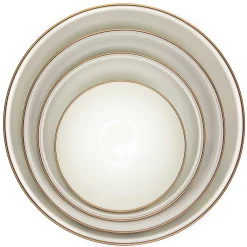 Sterling Check Enamel Everyday Bowl - Large|MacKenzie-Childs Outlet