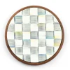 Sterling Check Enamel Trivet|MacKenzie-Childs Online