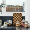 Sterling Check Kitchen Canister - Large|MacKenzie-Childs Sale