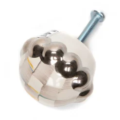 Sterling Check Petit Four Knob|MacKenzie-Childs Sale