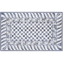 Sterling Check Rug - 5' X 8'|MacKenzie-Childs Best