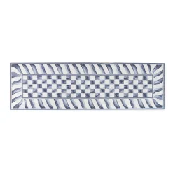 Sterling Check Rug - 2'6" X 8' Runner|MacKenzie-Childs Online