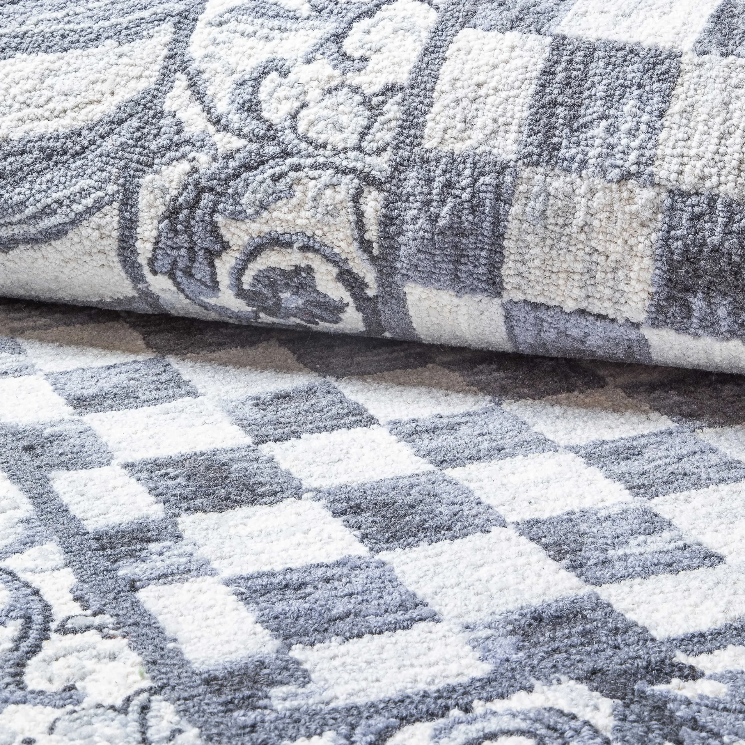 Sterling Check Rug - 2'6" X 8' Runner|MacKenzie-Childs Online