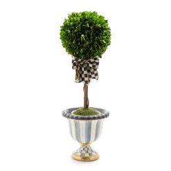 Sterling Stripe Tabletop Urn|MacKenzie-Childs Online