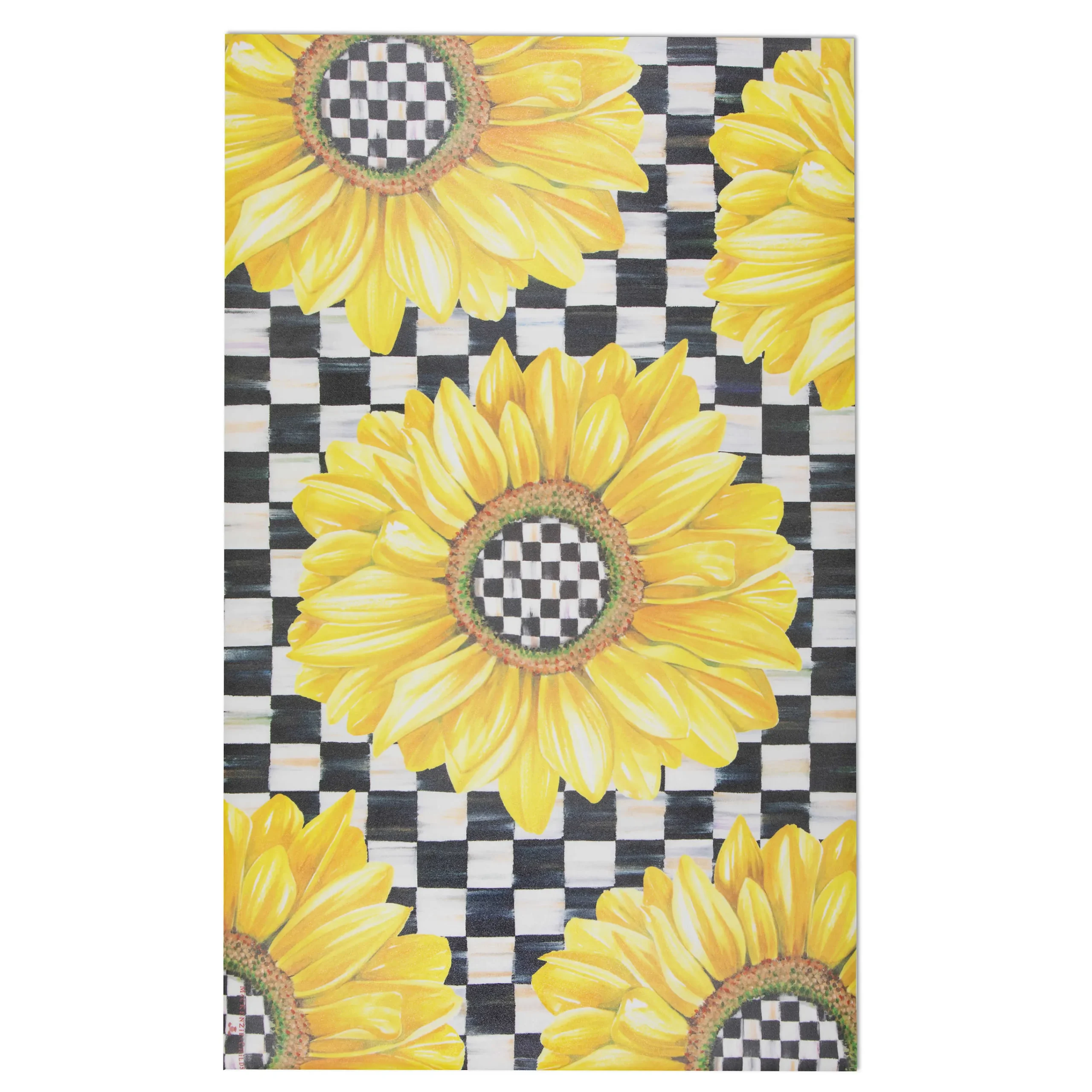 Sunflower Floor Mat - 3' X 5'|MacKenzie-Childs Clearance
