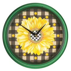 Sunflower Wall Clock|MacKenzie-Childs Best