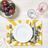 Sunrise Rooster Cork Back Placemats - Set Of 4|MacKenzie-Childs Best
