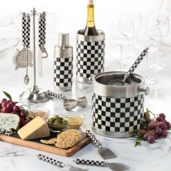 Supper Club Cheese Knife Set - Courtly Check|MacKenzie-Childs Discount