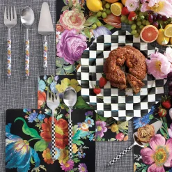 Supper Club Pie Server - Courtly Check|MacKenzie-Childs Clearance