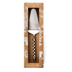 Supper Club Pie Server - Courtly Check|MacKenzie-Childs Clearance
