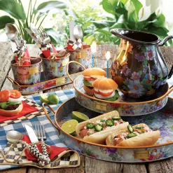 Supper Club 3-Piece Place Setting - Courtly Check|MacKenzie-Childs Sale