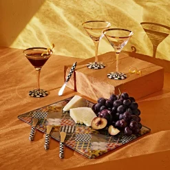 Supper Club Spreaders Set - Courtly Check|MacKenzie-Childs Online