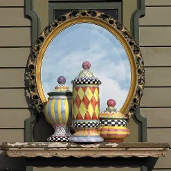 Taylor Column Canister - Odd Fellows|MacKenzie-Childs New