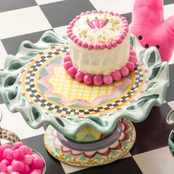Taylor Fluted Cake Stand - Odd Fellows|MacKenzie-Childs Online