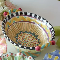 Taylor Large Footed Serving Dish - Odd Fellows|MacKenzie-Childs Best