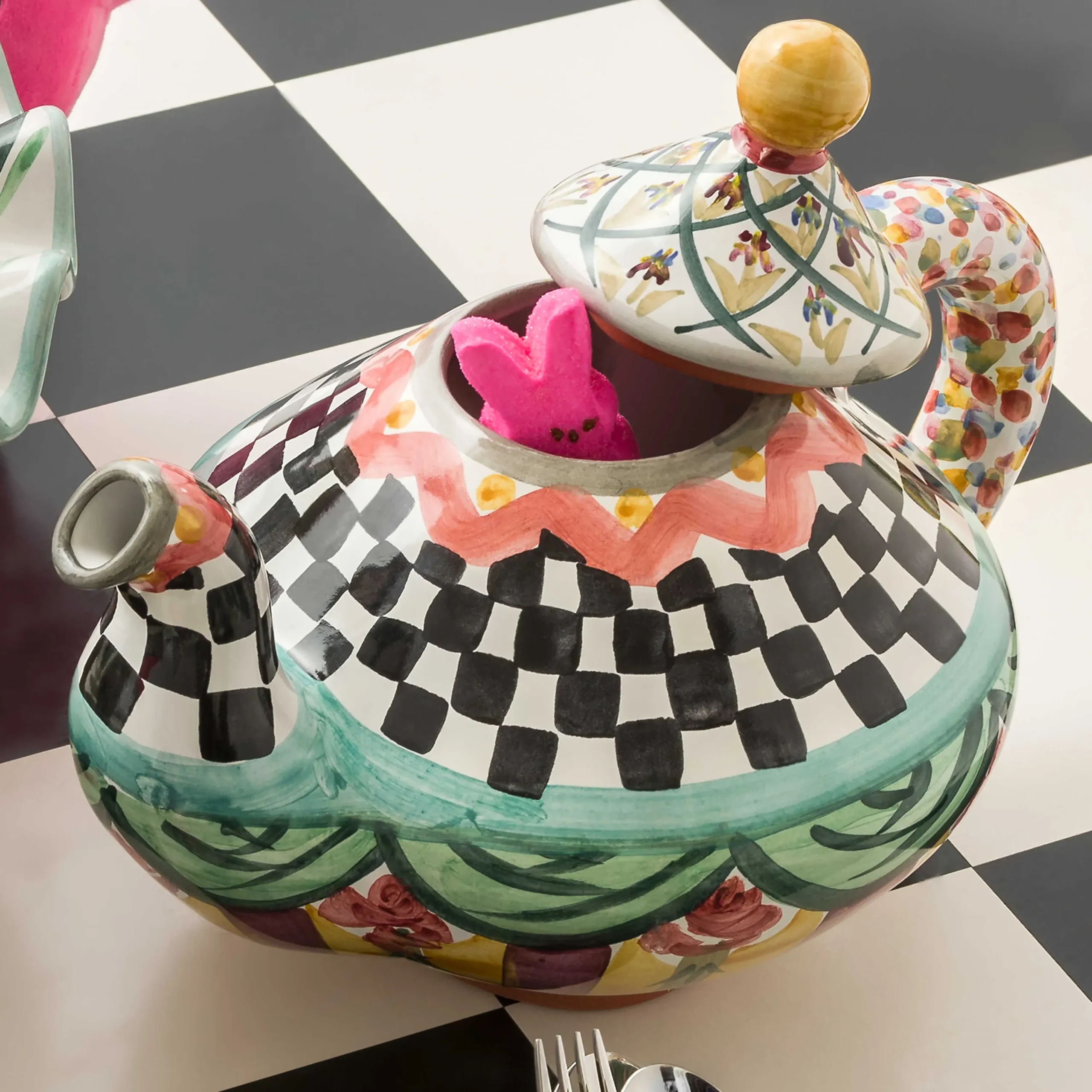 Taylor Teapot - Odd Fellows|MacKenzie-Childs Online