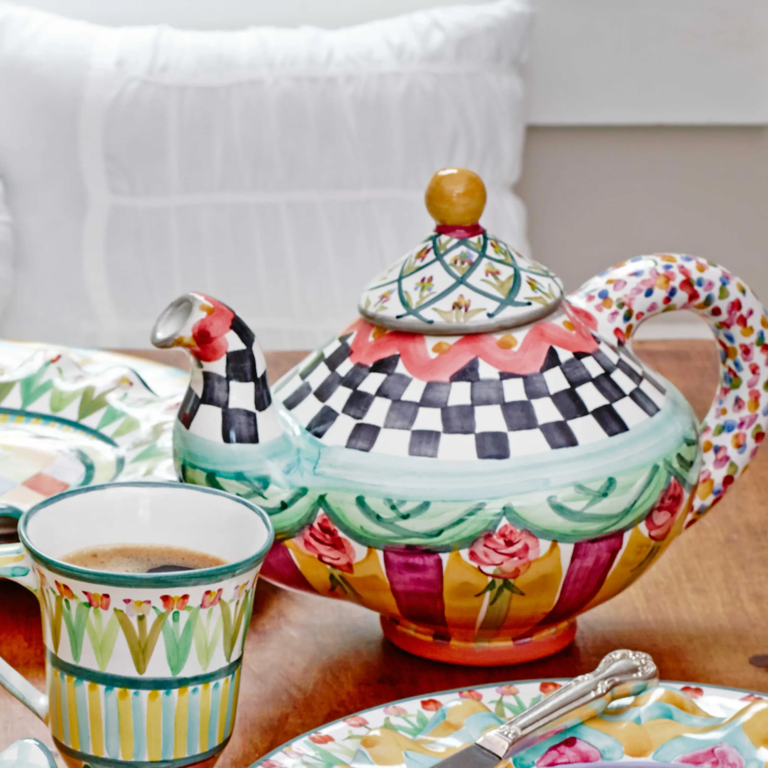 Taylor Teapot - Odd Fellows|MacKenzie-Childs Online