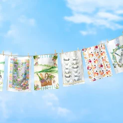 Tea Cups Dish Towel|MacKenzie-Childs Best