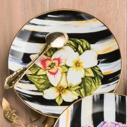 Thistle & Bee Salad Plate - Trillium|MacKenzie-Childs
