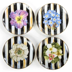Thistle & Bee Salad Plate - Iris|MacKenzie-Childs Discount