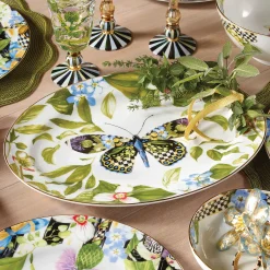 Thistle & Bee Serving Platter|MacKenzie-Childs Online