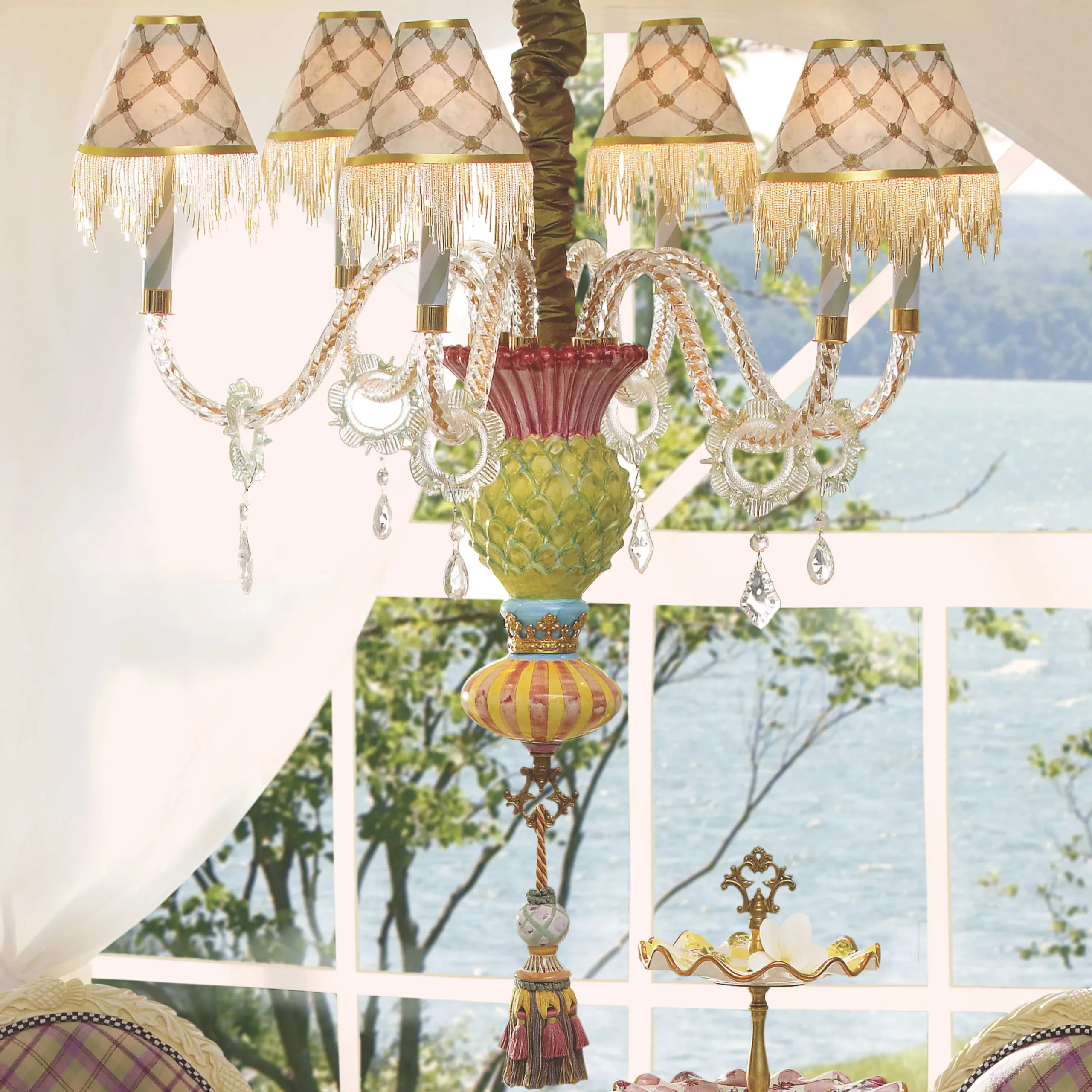 Thistle Chandelier|MacKenzie-Childs Discount