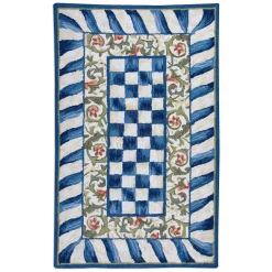 Truly Royal Check Rug - 3' X 5'|MacKenzie-Childs Best