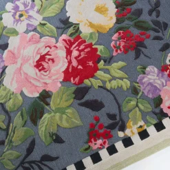 Tudor Rose Rug - 5' X 8'|MacKenzie-Childs Sale