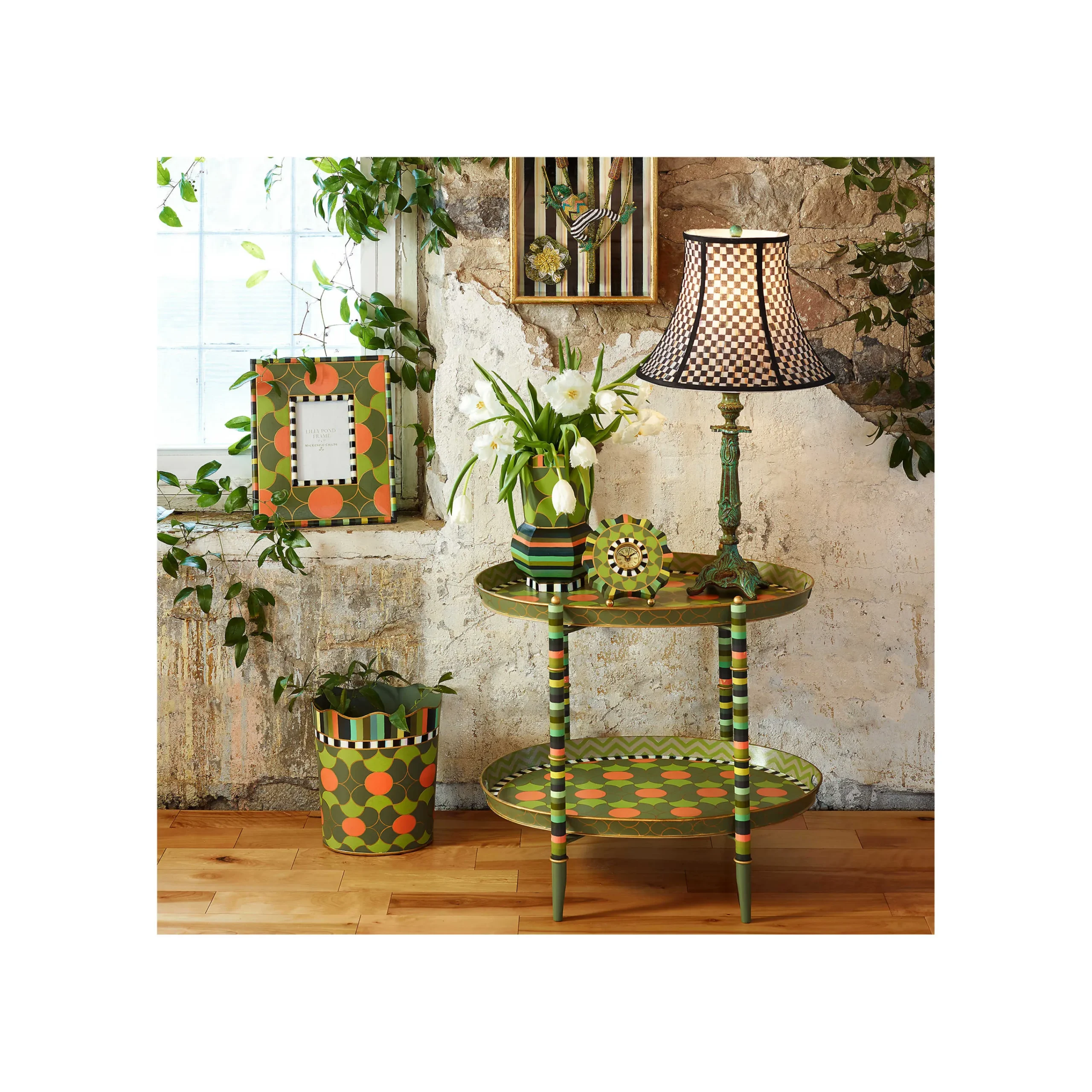 Verdigris Table Lamp|MacKenzie-Childs New