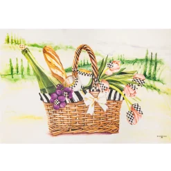 Vino Alfresco Floor Mat - 2' X 3'|MacKenzie-Childs Hot