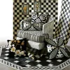 Westminster Hair On Hide Rug - Black - 6' Octagon|MacKenzie-Childs Hot