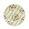 Wildflowers Dessert Plate - Green|MacKenzie-Childs Clearance