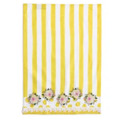 Wildflowers Dish Towel - Yellow|MacKenzie-Childs New