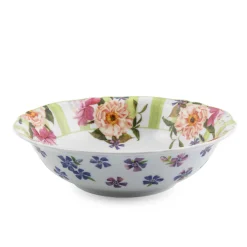 Wildflowers Serving Bowl - Green|MacKenzie-Childs