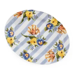 Wildflowers Serving Platter - Blue|MacKenzie-Childs Hot